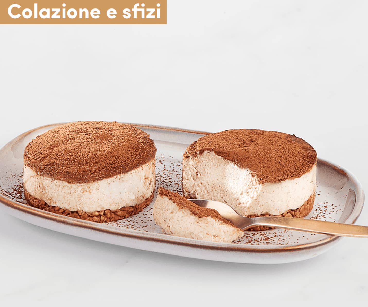 foto invitante di un tiramisu